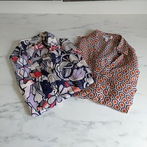 Express slim fit portofino blouse bundle